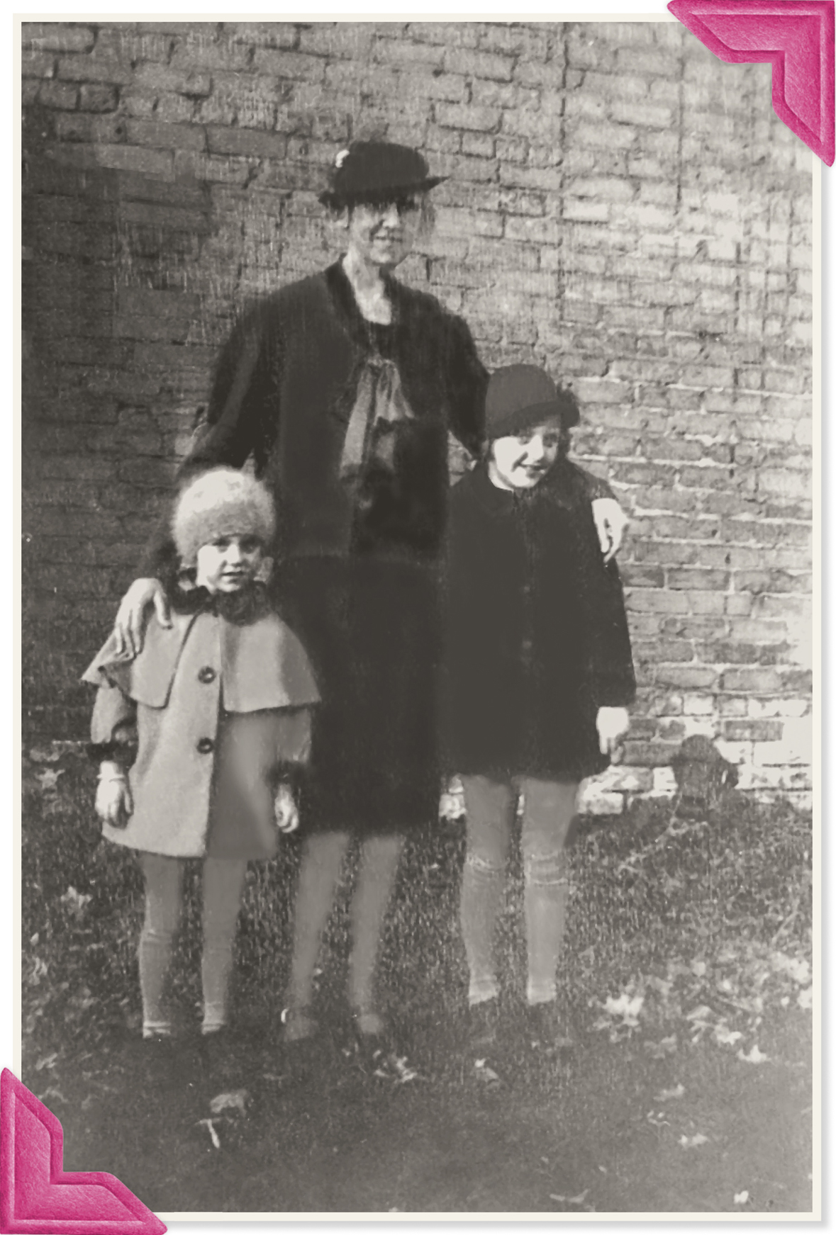 My sister Margaret right and me with our Aunt Lena 1937 Aunt Lena and - photo 6