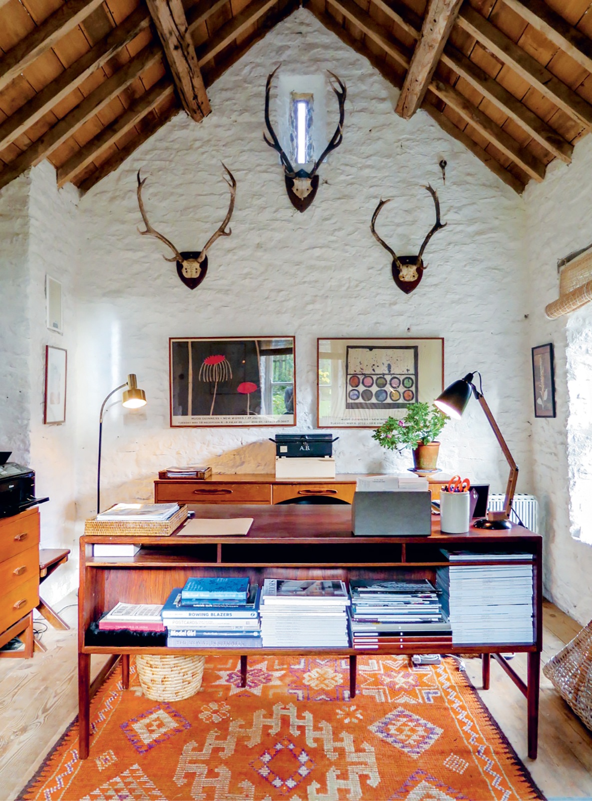 My compulsively tidy office at the farm Christopher gave me the rosewood desk - photo 9