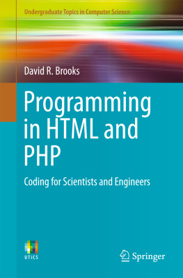 Brooks Programming in HTML and PHP