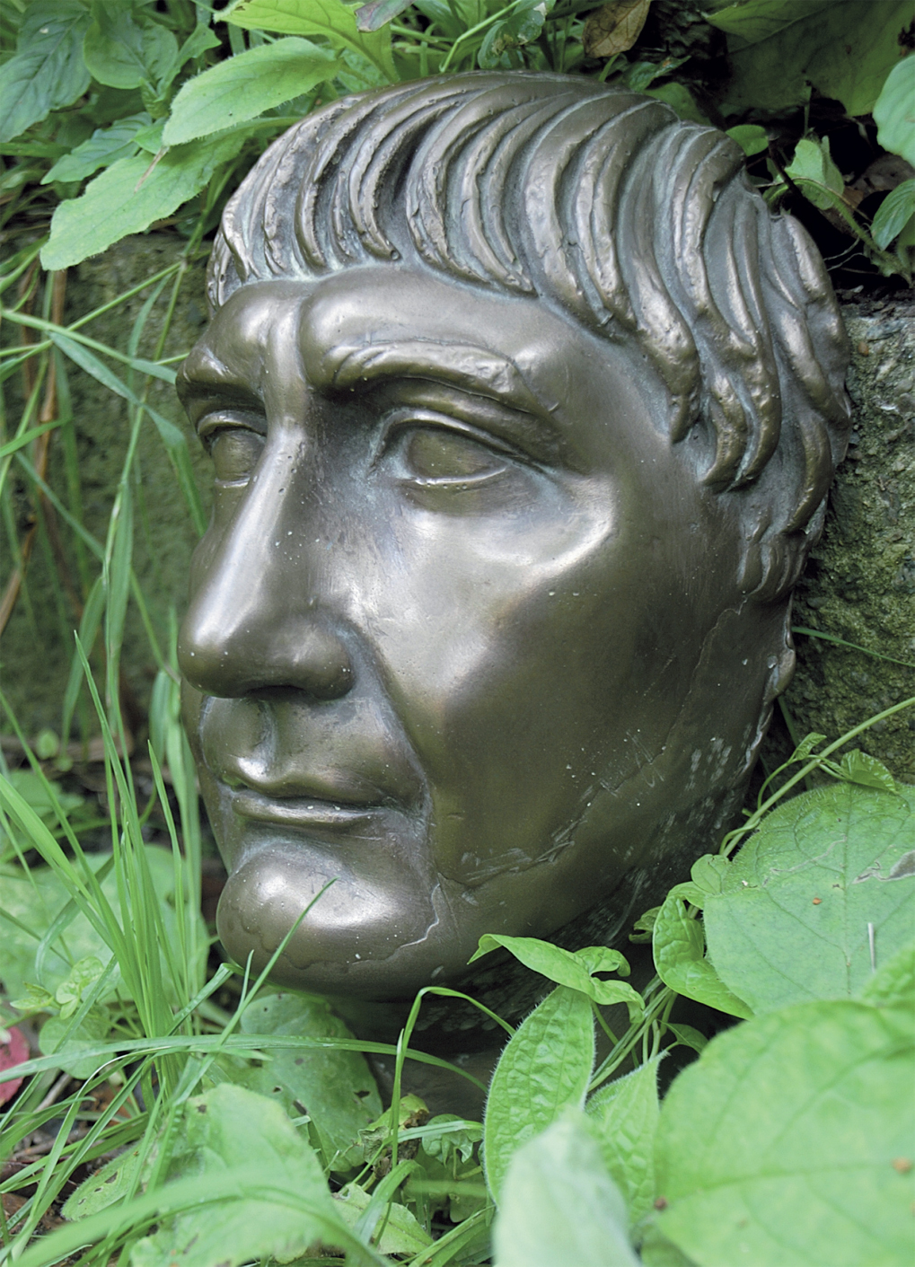 Augustus Ancient Roman emperor By Nick Brooks Cold-cast resin bronze H - photo 3