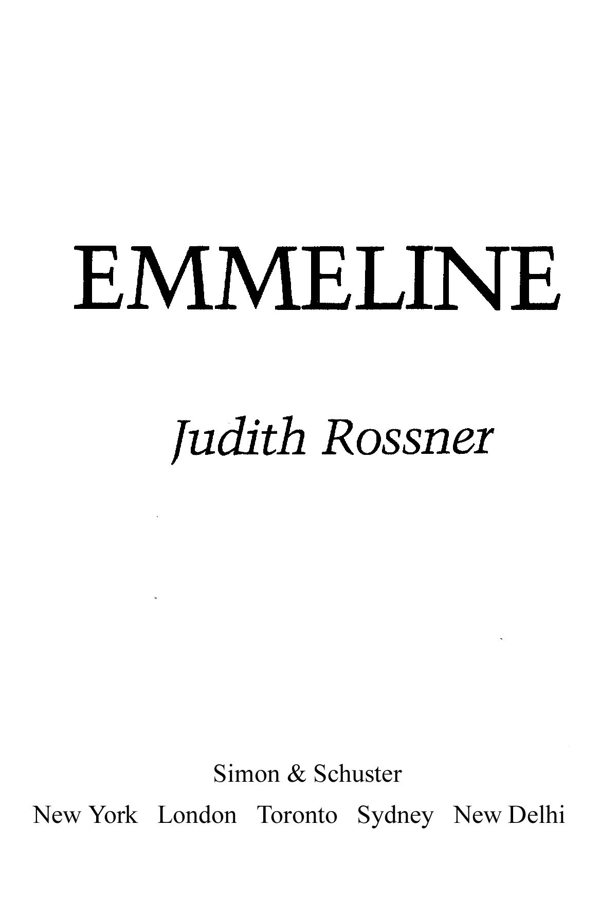 FOR MORDECAI PERSKY Nettie Mitchell told me about Emmeline Nettie is - photo 2