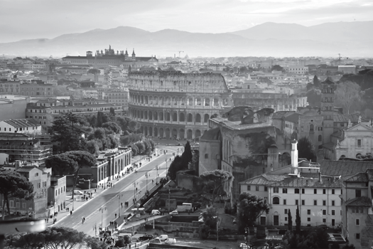 IGURE View of the Via dei Fori Imperiali and Colosseum Rome Photograph - photo 2