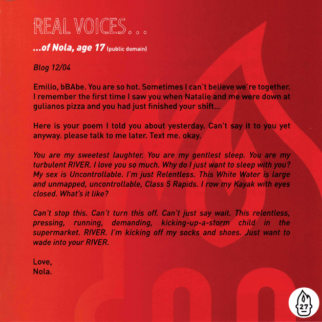 REAL VOICES of Jeremy age 18 in a letter to a friend used by permission - photo 29