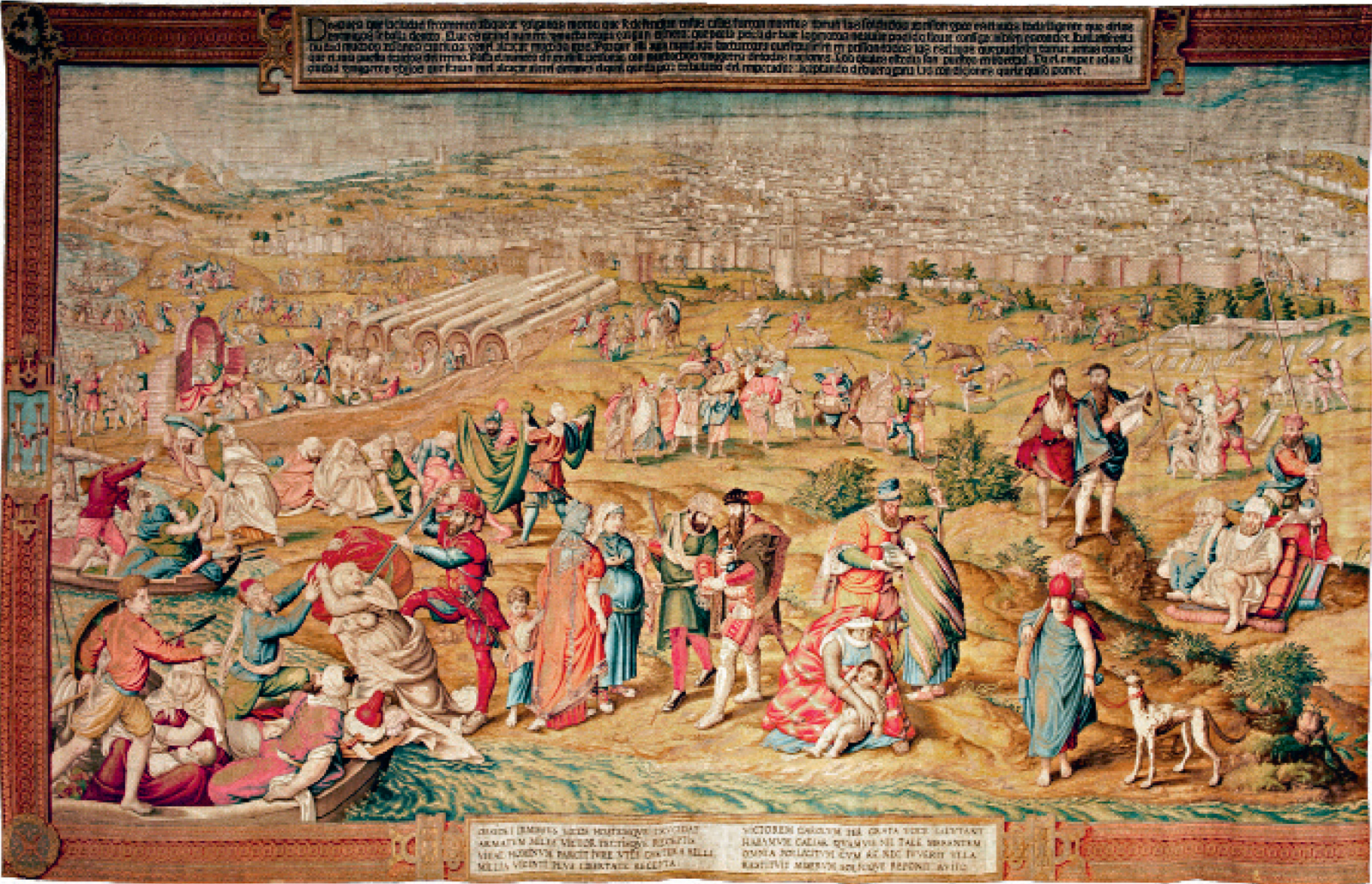 2 Willem de Pannemakers tapestry showing Catholic Habsburg forces triumphantly - photo 7