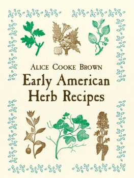 Brown - Early American Herb Recipes