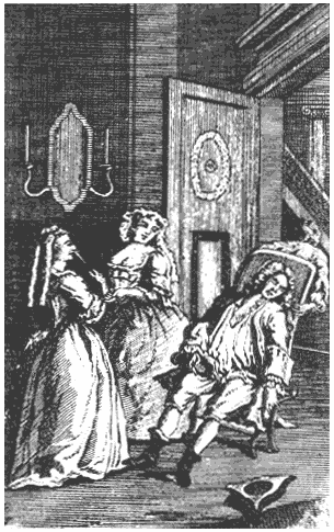 A typical scene in Restoration comedy taken from a 1761 edition of Vanbrughs - photo 2