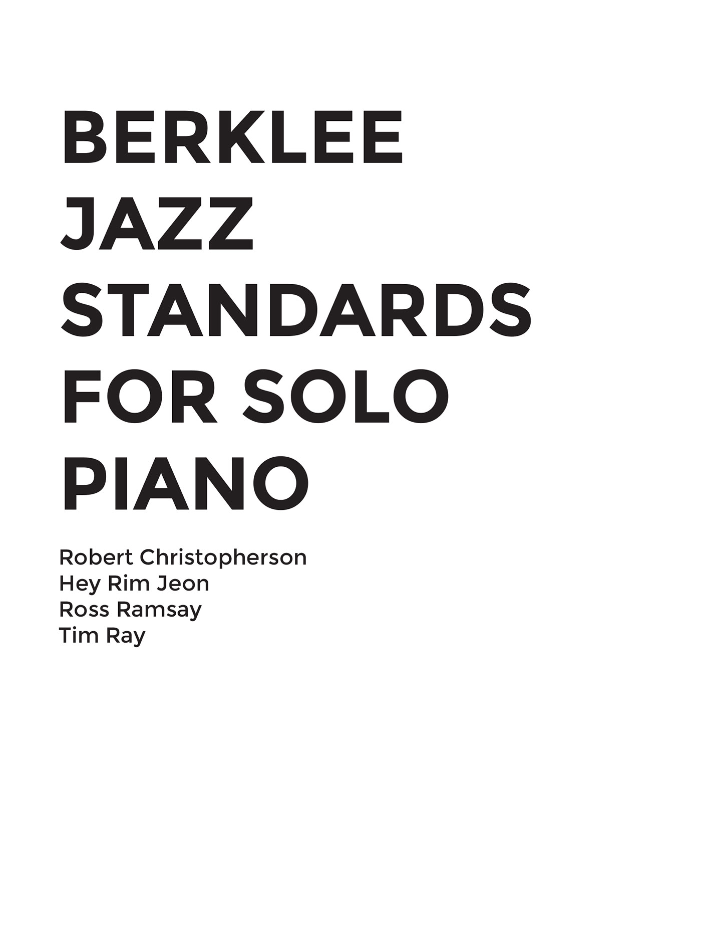 Contents Foreword By Stephany Tiernan Chair of the Piano Department Berklee - photo 2