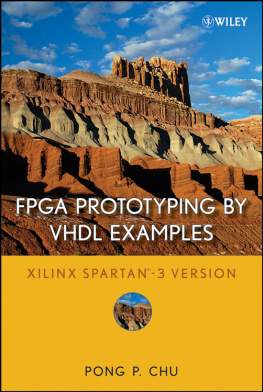 Chu - FGPA Prototyping by VHDL examples: Xilinx SpatanTM-3 version