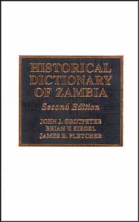 title Historical Dictionary of Zambia African Historical Dictionaries - photo 1