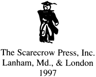 Page iv SCARECROW PRESS INC Published in the United States of America - photo 3