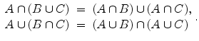 The associative laws show that A B C and A B C have unambiguous meanings - photo 12