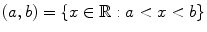 defined for numbers a and b with a lt b The open interval with endpoints - photo 9