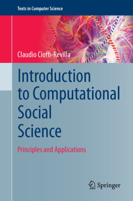 Cioffi-Revilla Introduction to Computational Social Science Principles and Applications