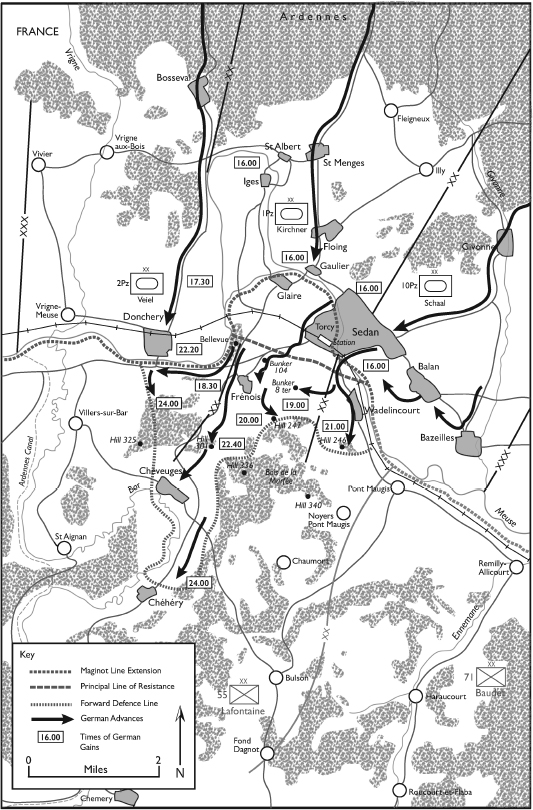 German Advances and French Counter Attack 14 May 1940 Advance to the Coast - photo 7