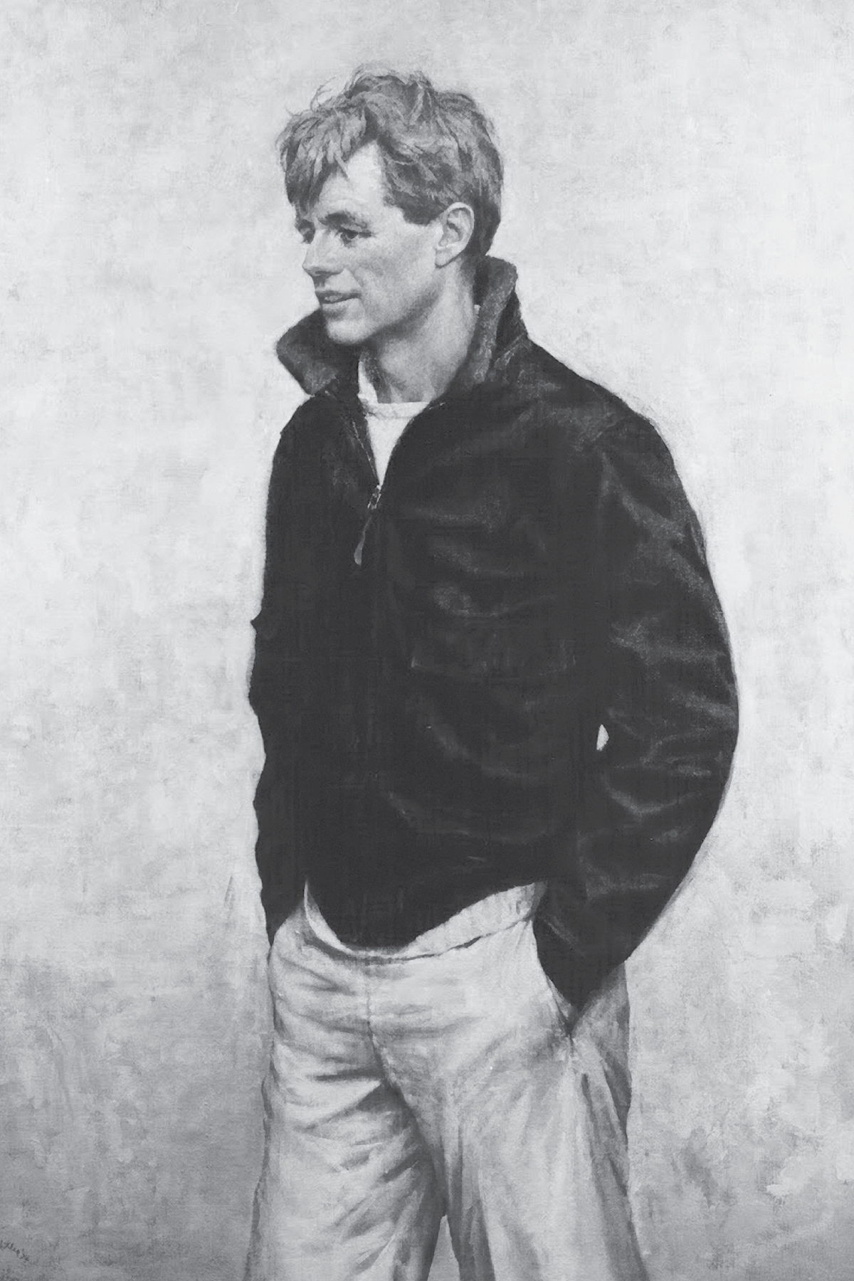 Portrait of RFK by Aaron A Shikler 1975 based on photo by Paul Slade On - photo 3