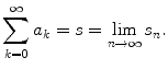 If s is finite one says that the series converges If s is infinite the - photo 19