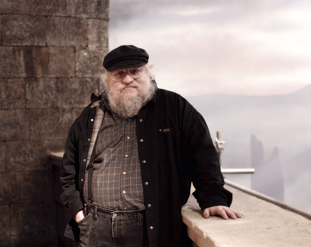 George R R Martin on the Game of Thrones set in Belfast David Benioff and D - photo 2