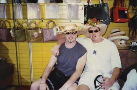 Me and my buddy Ryan Leaf clowning around prior to our Las Vegas road trip - photo 5