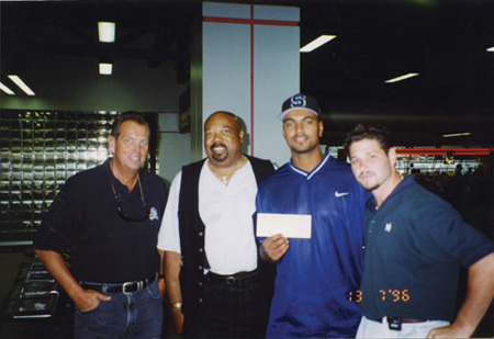 Doc Daniels and I meeting up with a client Michigan State quarterback Tony - photo 7