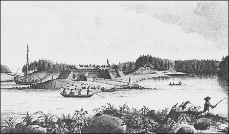 North view of Fort Frederick built by Colonel Robert Monckton in 1758 Sketch - photo 3