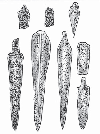 Selection of copper daggers from Dimini and Sesklo c48003300 BC Drawing - photo 4