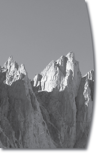 The Whitney crest in the vicinity of Mt Muir as seen from Trail Camp Mt - photo 9