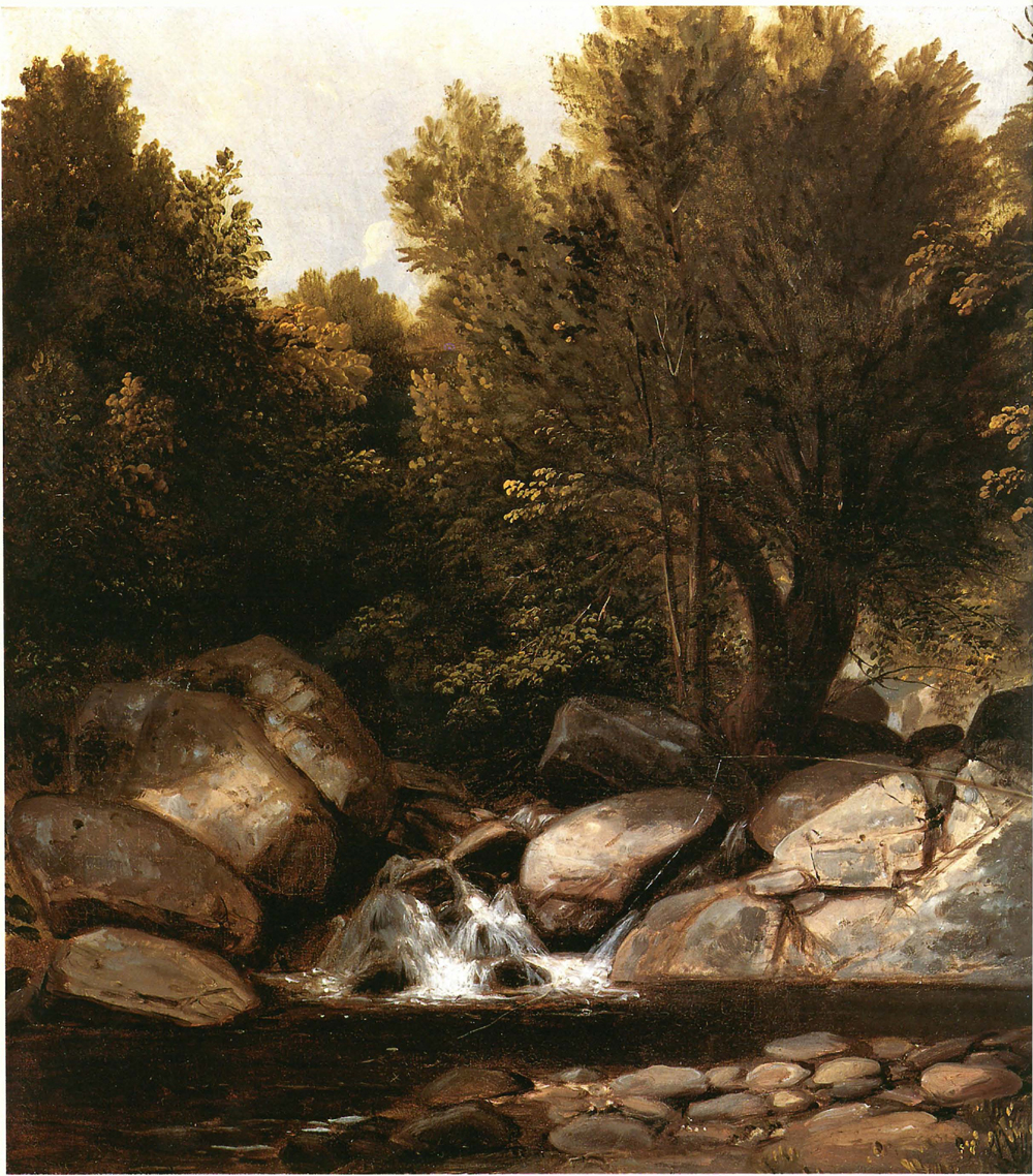 Canterbury Creek Asher B Durand oil on canvas 1846 The Catskills are a - photo 3