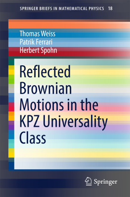 Ferrari Patrik L. - Reflected Brownian Motions in the KPZ Universality Class