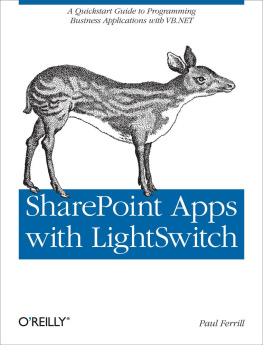 Ferrill SharePoint Apps with LightSwitch