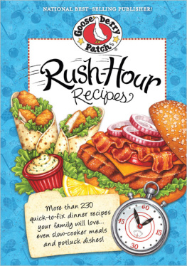 Unknown Rush Hour Recipes Cookbook