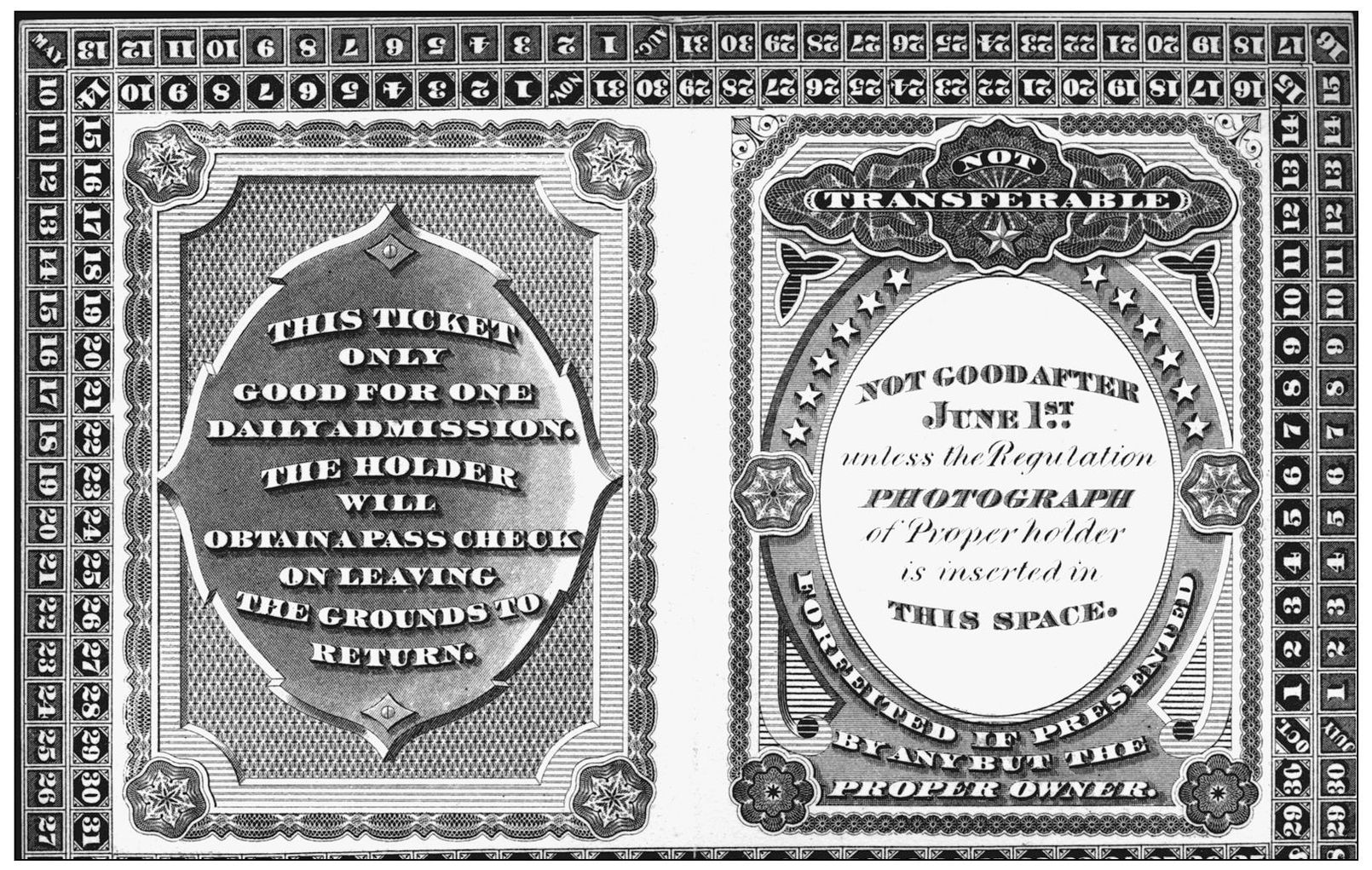 PRESS TICKET BACK The Centennial Exhibition also included the American - photo 8