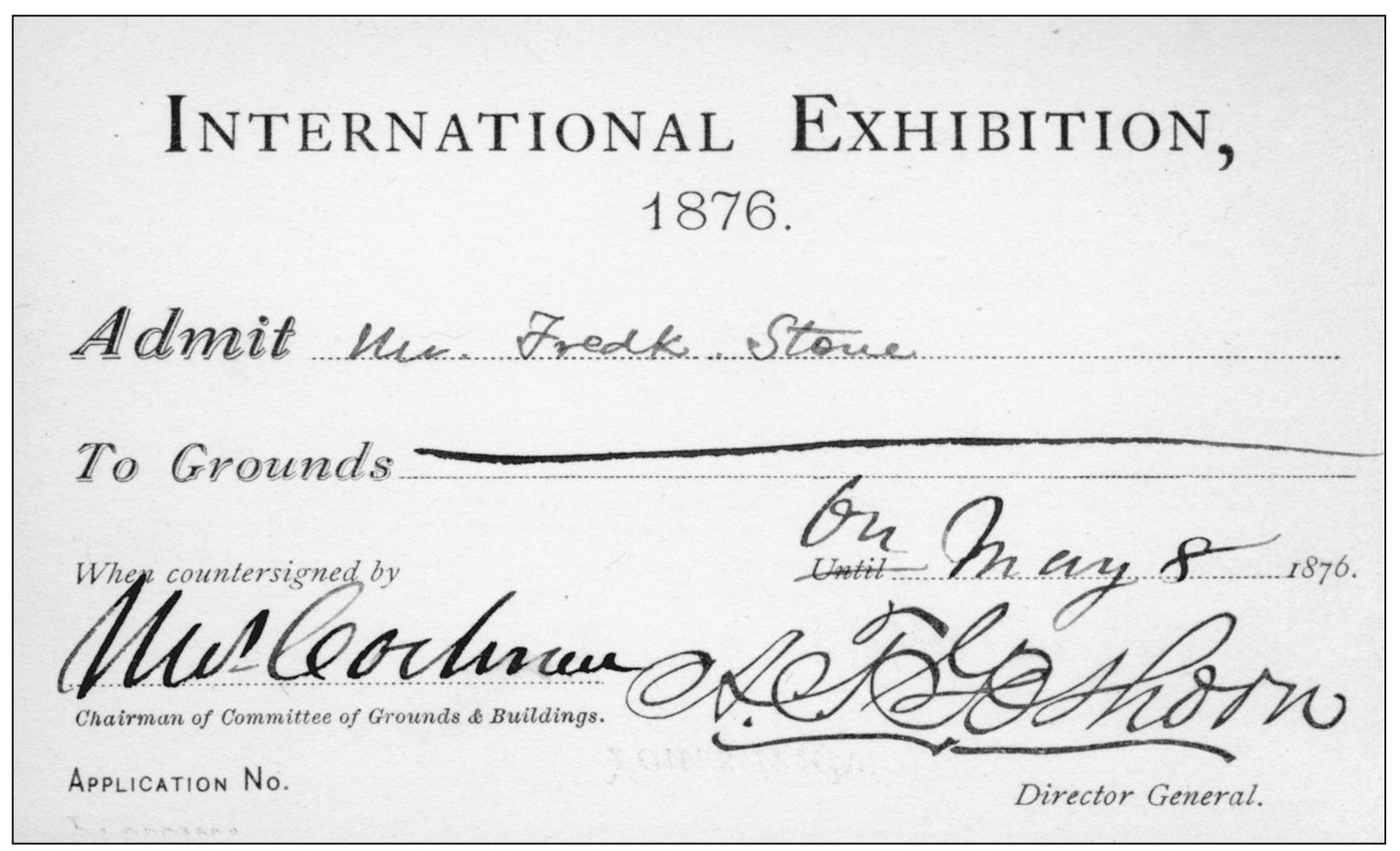 INTERNATIONAL EXHIBITION TICKET Admission to the Centennial Exhibition was 50 - photo 9