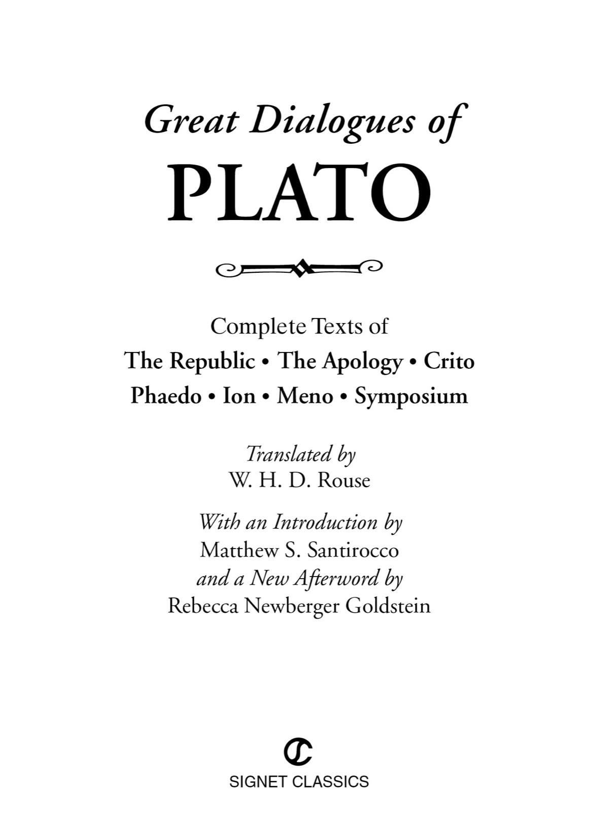 Great Dialogues of Plato - image 1