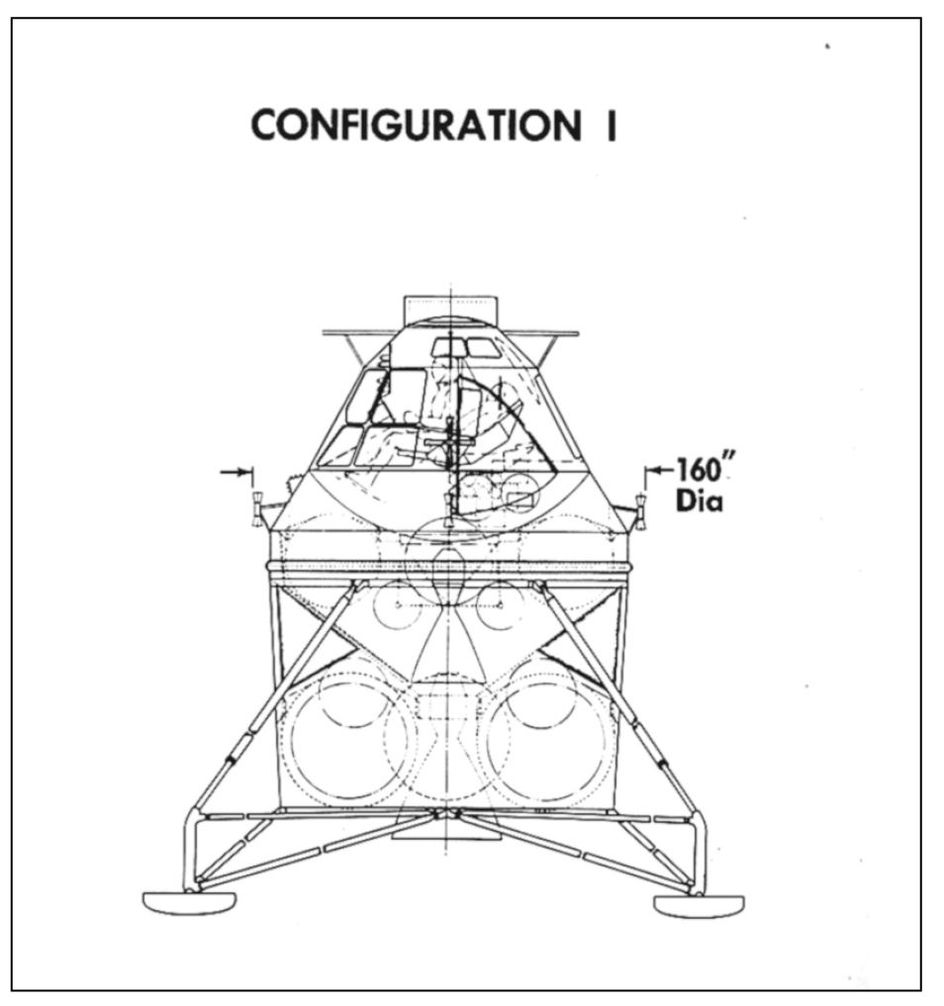 A GRUMMAN LUNAR LANDER CONCEPT SUMMER 1962 Grummans first design featured - photo 7