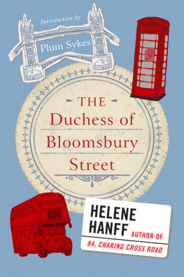 Hanff - The Duchess of Bloomsbury Street