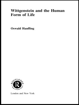 Hanfling - Wittgenstein and the Human Form of Life