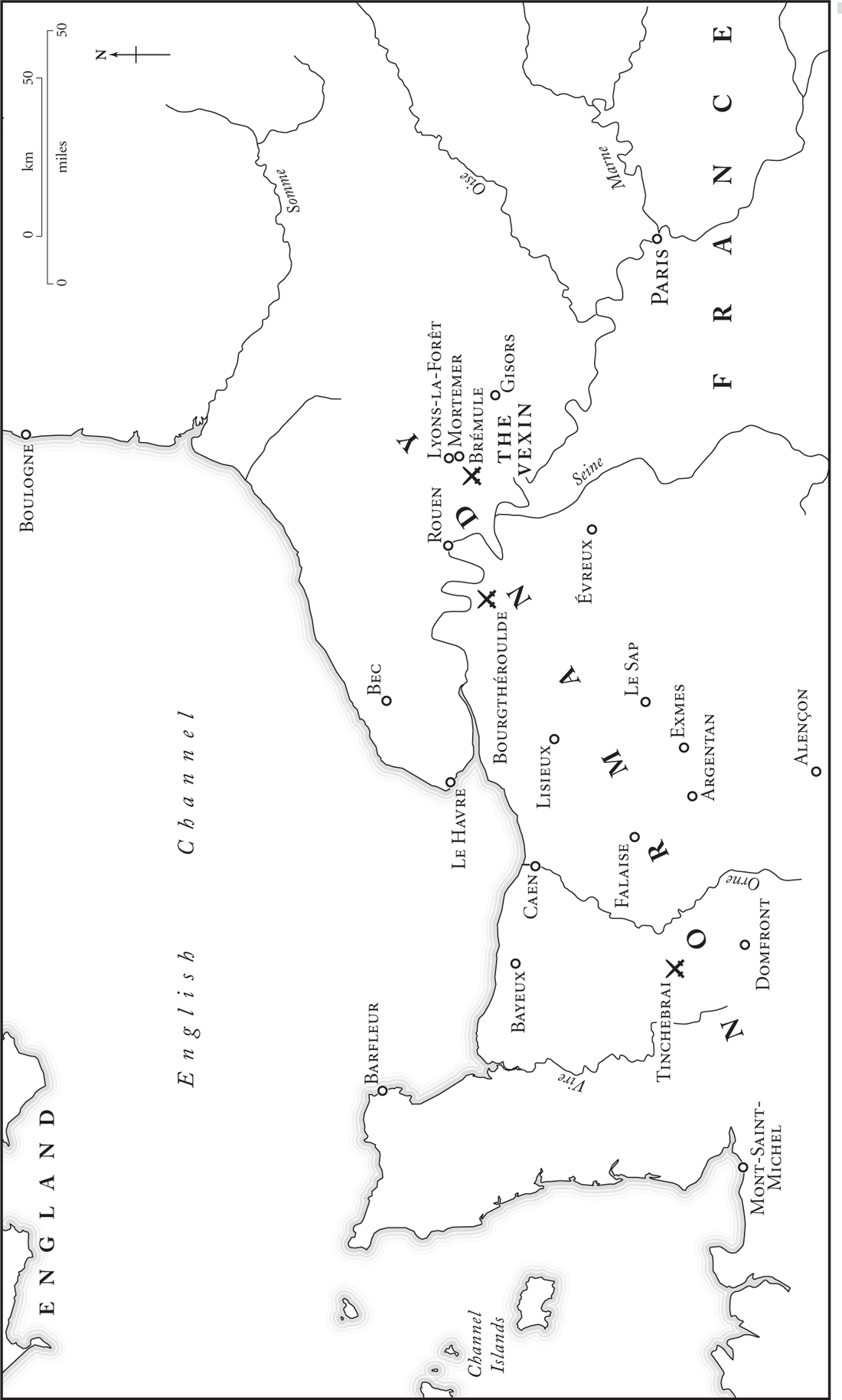 Map 2 Normandy in the twelfth century Table 1 The Anglo-Norman kings and - photo 3