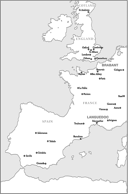 Map of medieval Europe INTRODUCTION The Truth about Science in the - photo 2