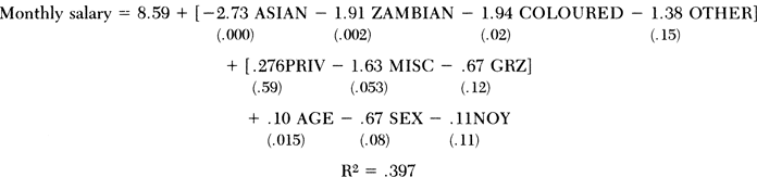 The square brackets placed around the sets of ethnicity and em ployers work - photo 1