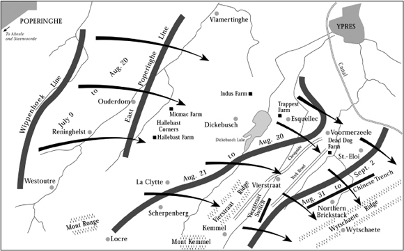 The Battles of Mont Kemmel and Vierstraat Ridge The Battles of the - photo 3