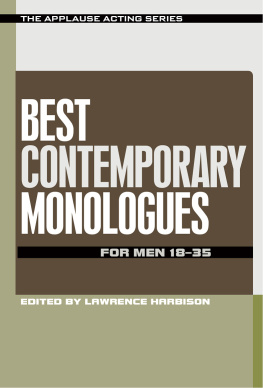 Harbison - Best Contemporary Monologues for Men 18-35