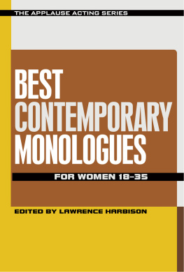 Harbison - Best Contemporary Monologues for Women 18-35