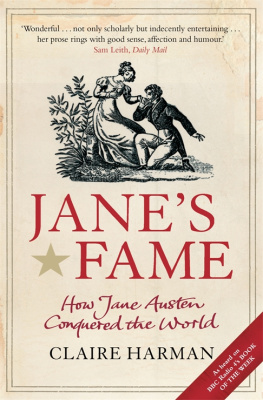Harman Janes fame how Jane Austen conquered the world