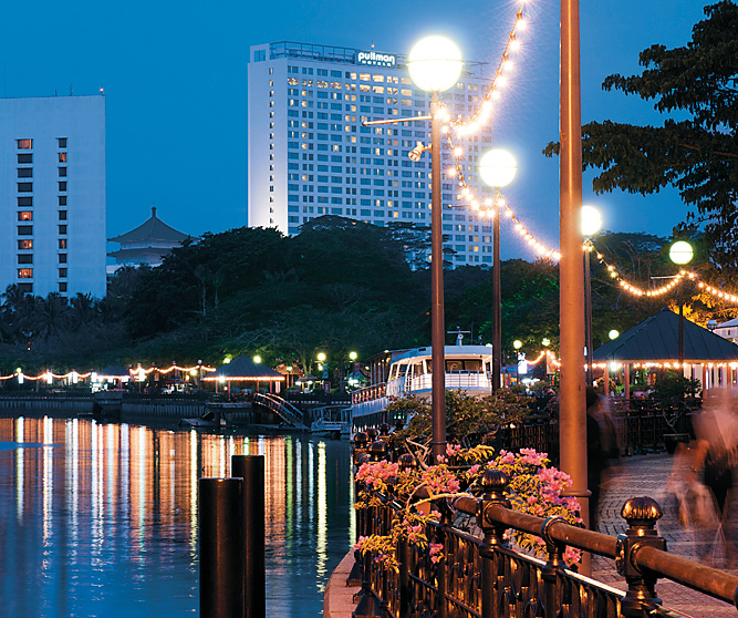 Kuchings waterfront at dusk PETER PTSCHELINZEW GETTY IMAGES Loksado If - photo 9