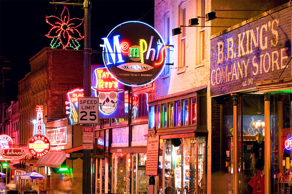 Memphis on historic Beale St NATALIA BRATSLAVSKYSHUTTERSTOCK MEMPHIS - photo 11