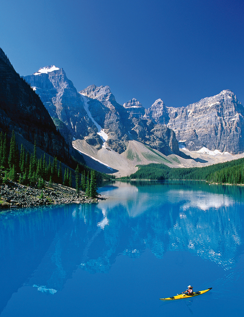 The turquoise waters of Moraine Lake Banff National Park DAVID TOMLINSON - photo 6