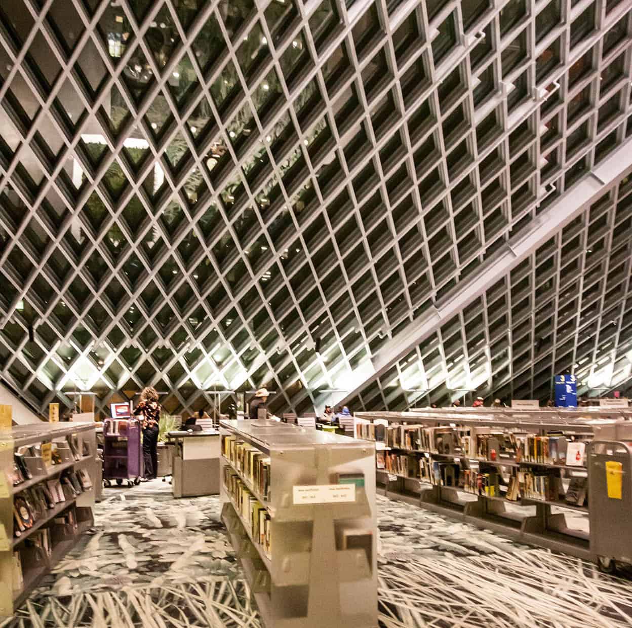 Seattle Central Library With steel-and-glass walls jutting out at unexpected - photo 7