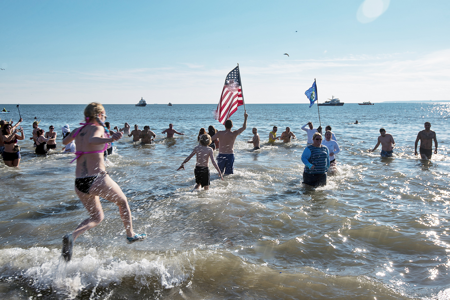 JOHN HUNTINGTONSHUTTERSTOCK New Years Day Swim Jan 1 What better way to - photo 6