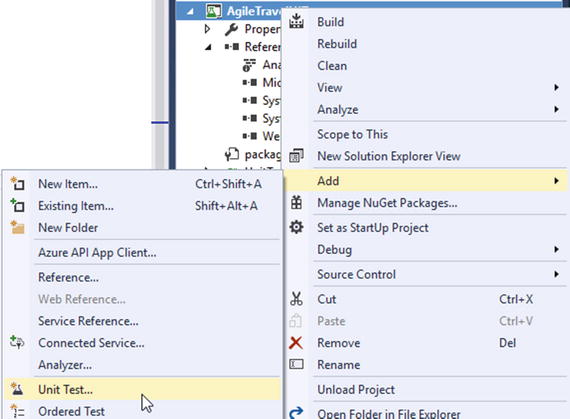 Figure 1-5 Adding a unit test A new unit test file is created named - photo 6