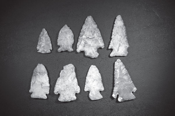 A collection of notched projectile points found in Indiana Courtesy of Alan - photo 5